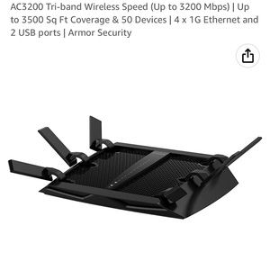 Netgear Wifi Nighthawk X6 AC3200. Used, in good condition.